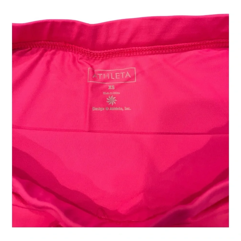 Athleta‎ Woman’s Pink Ruffle Tiered Tennis Skirt Size XS